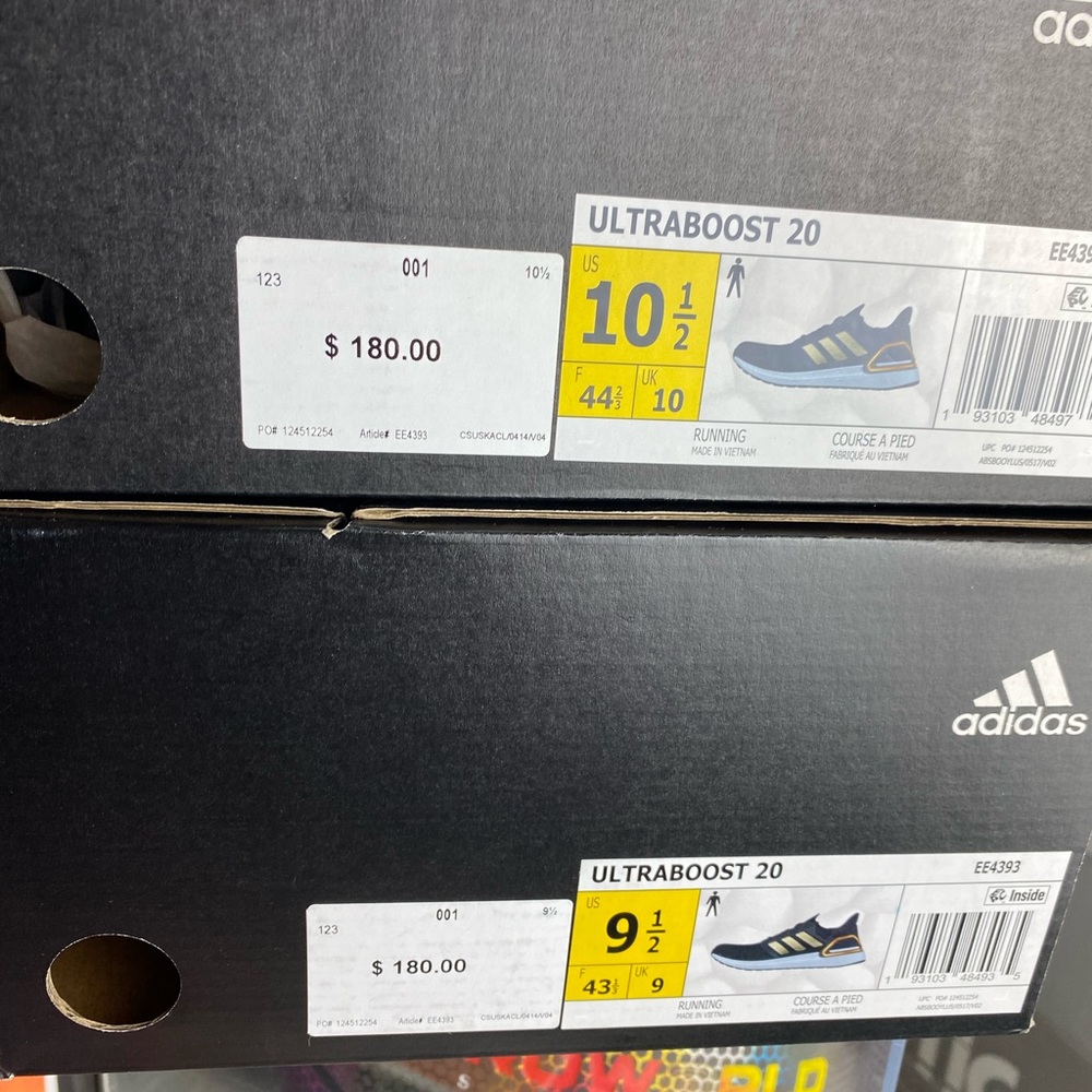 🆕 Adidas UltraBoost 2020 Black Gold - Mens Sizes - Picture 9 of 11